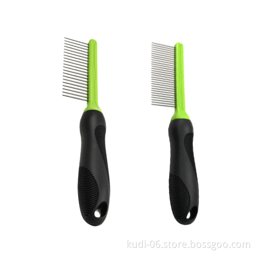 Custom Stainless Steel Pet Grooming Tool - Finishing Comb for Dogs and Cats
